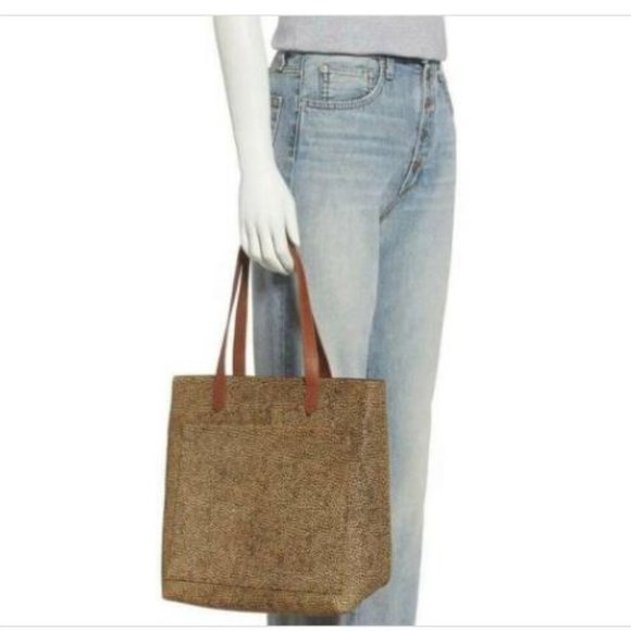 MADEWELL Transport Tote Calf Hair Leopard Bag - Picture 2 of 11